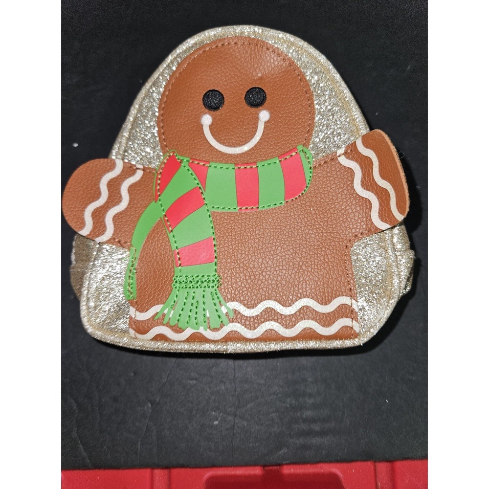 Bath And Body Works Cosmetic Bag Gingerbread Man NWOT